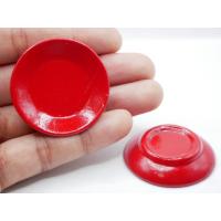 ราคา จานเซรามิคจิ๋ว สีแดง (ราคา/ชิ้น) ขนาด 3.5 ซม. จานจิ๋ว ชามจิ๋ว ถ้วยจิ๋ว ของจิ๋ว ของตกแต่ง (29536608636)