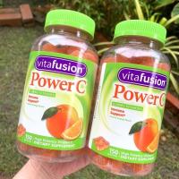 ราคา กรุณาสอบถาม (ของแท้นำเข้า) VitaFusion, Power C, High Potency Vitamin C, Natural Orange Flavor จำนวน 150 เม็ด แบบกัมมี่ (2983432223)