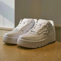 ราคา Rocawear footwear รองเท้าหนาSoledรองเท้าสีขาวผู้ชายผู้หญิงสไตล์เดียวกันหนาSoled Breathable Low-Topรองเท้าผ้าใบลําลอง (42825500756)