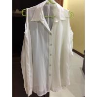 ราคา เสื้อเชิ้ตสีขาว ซีทรู (141203749)