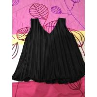 ราคา เสื้อพลีทสีดำ ผ้าซาติน (36004331)