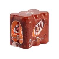 ราคา A&W น้ำอัดลม กลิ่นรูทเบียร์ ขนาด 325 มล. x 6 กระป๋อง (19979490759)
