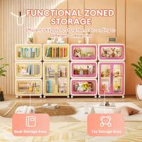 ราคา CODตู้เก็บของเล่นอเนกประสงค์สำหรับเด็ก รถเข็นเคลื่อนย้ายได้ ป้องกันฝุ่น (42069601264)
