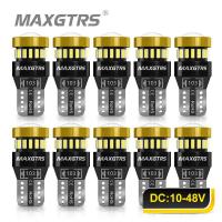 ราคา 10x9-48V W5W T10 LED Canbus หลอดไฟภายในรถอ่านที่จอดรถไฟกว้างสีขาวน้ําแข็งสีฟ้า 12 V/24 V สําหรับรถบรรทุกรถกระบะ (42923790661)