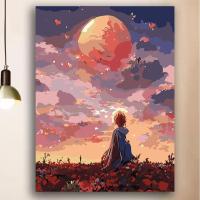 ราคา ชุดระบายสีเจ้าชายน้อยพร้อมกระดาษและสีอะคริลิก ภาพสีน้ำมันดิจิตัลสำหรับทำเอง เพื่อการตกแต่ง (41469683613)