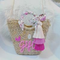 ราคา Callalily Wawa กระเป๋าสานติดชื่อ กระเป๋าสานแต่งพู่ (3209492390)