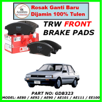 ราคา Toyota AE80 / AE92 / AE90 / AE101 / AE111 / EE100 TRW ผ้าเบรคหน้า ( GDB323 ) (11799731749)