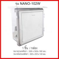 ราคา ตู้คอนโทรล ตู้กันน้ำพลาสติก มีหลังคา กล่องกันน้ำพลาสติก ตู้กันน้ำแบบฝาทึบ รุ่น NANO-101W , NANO-102W (22870990740)