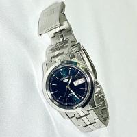 ราคา SEIKO 5 AUTO 7S26C นาฬิกาออโตเมติค สายสแตนเลสเรือนเงินหน้าปัดสีน้ำเงินเข้มกระจกกันรอยขีดข่วน แท้100%มือสองสภาพดีเยี่ยม (17490642400)