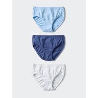 ราคา Uniqlo กางเกงชั้นใน เด็กผู้หญิง ผ้าคอตตอล 3 ชิ้น ไซด์ 110 / 120 / 130 (28832692201)