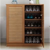ราคา ✠❇✟ตู้รองเท้า 5 ชั้นไม้ ตู้อเนกประสงค์ ตู้ไม้เก็บของ รุ่น Mini Shoebox manzoku (16942592371)
