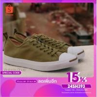 ราคา [ลด15%ใช้24SH393] รองเท้าผ้าใบ Converse Jack Army (สีเขียวทหาร) สียอดฮิต วัยรุ่นคลาสสิค พร้อมอุปกรณ์ (7980334191)