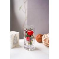 ราคา ดอกกุหลาบอมตะสีแดง ในโหลแก้วรูปหัวใจ Preserved Rose ดอกกุหลาบวาเลนไทน์ (14751335260)