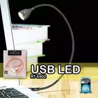 ราคา LED USB Lamp RT-E602 (Black) - โคมไฟ REMAX รุ่น RT-E602 (10616610615)