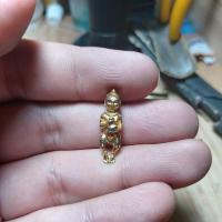 ราคา กุมารทองหลวงพ่อกวยเกจิอาจารย์ดัง วัดโฆสิตาราม จ.ชัยนาท เนื้อกะไหล่ทอง ปี2521 พิมพ์เล็ก (14547629252)