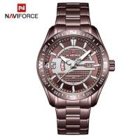 ราคา NEW นาฬิกา นาฬิกา naviforce แท้ ของแท้ ราคาถูกมาก รุ่น NF9157 CE/CE สีกาแฟ สายแสตนเลส รับประกัน 1ปี มีเก็บเงินปลายทาง (2088673999)