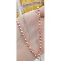 ราคา สร้อยคอเศษนาคแท้#สร้อยคอเม็ดมะยมเม็ดเกลี้ยง (19477957583)