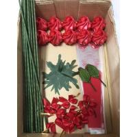 ราคา ชุดทำดอกกุหลาบวาเลนไทน์ ดอกไม้ริบบิ้น (15935320558)