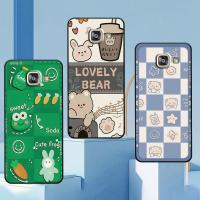 ราคา เคส Samsung A9 Pro / C9 Pro พิมพ์ลายหมีน่ารักและกบเขียว (29493176200)