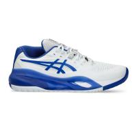 ราคา Asics รองเท้าเทนนิสผู้ชาย Gel-Resolution X (2E) Wide | White/Dark Cobalt ( 1041A487-101 ) (29436871020)