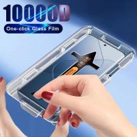 ราคา [การติดตั้งเพียงคลิกเดียว] กระจกนิรภัยแบบเต็มหน้าจอ HD ฟิล์มกันรอยหน้าจอ สําหรับ Huawei P30 Lite P40 P50 Pro P60 Art Mate 20 30 40 50 Nova 8 8i 9 SE 10 (43508657710)