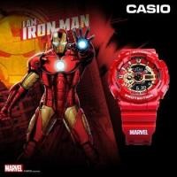 ราคา Casio G-Shock นาฬิกาข้อมือผู้ชาย สายเรซิน รุ่น GA-110IRONMAN-4PR x IRONMAN LIMITED EDITION - สีแดง( (29867728613)