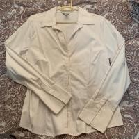 ราคา เสื้อเชิ้ตสีขาวเข้ารูป banana republic อก34-36 (8373920993)