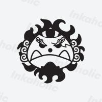 ราคา รอยสัก Inka Jinbe - สติ๊กเกอร์รอยสักชั่วคราว 5cmx5cm สวยเท่ กันน้ํา ติดทนนาน (42908827281)