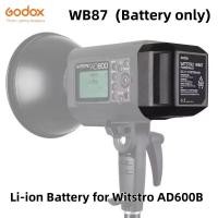 ราคา Godox WB87B แบตเตอรี่ Pack 11.1V 8700mAh ใช้งานร่วมกับ AD600 AD600B AD600BM AD600M สตูดิโอแฟลช - แหล่งพลังงานทดแทน (40418922232)