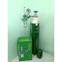 ราคา ถังออกซิเจน ขนาด 0.5 คิว ( ทรงผอมสูง) พร้อมเกจ์หายใจ GOODWIN และตะแกรงแขวนถัง ถังใหม่ มือ 1 (29979176412)