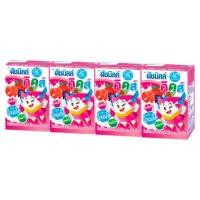 ราคา ✨ขายดี✨ ดัชมิลล์ คิดส์ โยเกิร์ตพร้อมดื่มยูเอชที รสเบอร์รี่รวม 90มล. x 4 กล่อง Dutch Mill Kids Mixed Berries Drinking Yog (10916497091)