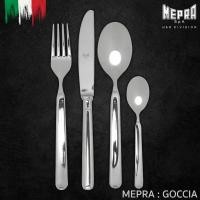 ราคา Mepra รุ่น Goccia วัสดุสแตนเลส เกรด18/10 ช้อนส้อมนำเข้าจากอิตาลี ใช้สำหรับโต๊ะอาหารที่บ้าน โรงแรม และ ภัตตาคาร (23840090460)