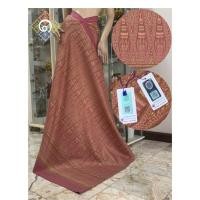 ราคา ผ้าไหมมัดหมี่แท้ ลายฉัตรมงคล ติดตรานกยูง ขนาด4เมตร ย้อมสีธรรมชาติแท้จากครั่ง หมักโคลน ทอ 6ตะกอยกดอกลูกแก้ว ผ้าไหม ไทยแท้ (26174811361)