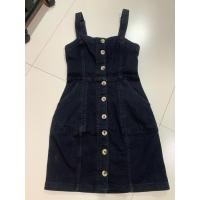 ราคา H&Mแท้100%เดรสยีนส์สั้นทรงสวยเก็บหุ่นเก็บทรง (26163707406)