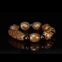 ราคา ทิเบตเก่า หัวใจ สร้อยข้อมือลูกปัดเก้าตาสามตาหินหยาบสร้อยข้อมือผู้ชายผู้หญิงสไตล์สร้อยข้อมือธรรมชาติ โมรา โมรา โมรา (40168687576)