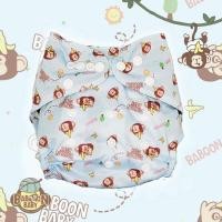 ราคา Baboon baby กางเกงผ้าอ้อมซักได้ พร้อมแผ่นซับชาโคลแบมบู5ชั้น (35725828)