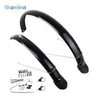 ราคา [Shamjina] บังโคลนจักรยานด้านหน้าด้านหลังชุดจักรยาน Mudflap แบบพกพาติดตั้งง่าย Accs (43702257816)