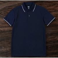 ราคา เสื้อโปโล Uniqlo Material Dry Ex Twintapped Navy (M) (29938734861)