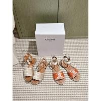 ราคา รองเท้าแตะแบน CELINE สไตล์อังกฤษ สำหรับฤดูร้อน ออกแบบคลาสสิก ทนทาน (42370760811)