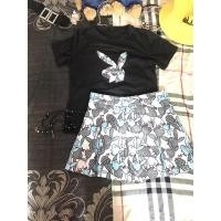 ราคา เซ็ต 2 ชิ้น งาน playboy เซ็ตเสื้อ+กระโปรง เสื้อ+กระโปรง (15479150666)