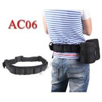 ราคา AC06 Lens Flash Belt Eirmai เข็มขัดใส่เลนส์ แฟลช กระเป๋าเก็บเม็มและแบตเตอรี่ (6679344817)
