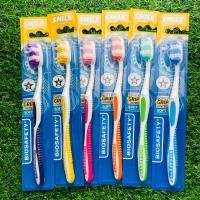 ราคา (สุ่มสี) แปรงสีฟันไบโอเซฟตี้ สมายด์ SMILE ขนแปรงนุ่ม (soft) (22086082904)