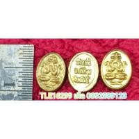 ราคา รหัส00753 เหรียญหัวแหวน พระปิดตาพังพะกาฬ ปี2546 วัดเขาอ้อ เนื้อทองฝาบาตร รวม3เหรียญ (1636854075)