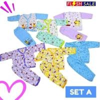 ราคา 1 ชุด 6Pasang เสื้อและกางเกงทารกแรกเกิด Baju Baby Seluar ชุดผ้าฝ้าย Unisex Bayi Perempuan Lelaki (40767062682)