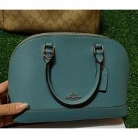 ราคา มือสอง กระเป๋า Coach โดมมินิ 10 นิ้ว สีฟ้าอมเขียว สภาพใช้งานทั่วไป ราคาดีมีใบเดียว (6319997300)
