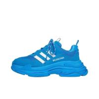 ราคา Adidas x Balenciaga Triple S blue/white ของแท้100%รองเท้าผ้าใบ (25373166798)