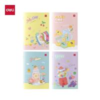 ราคา สมุดไทย Deli สมุดจดการบ้าน สมุดโน้ตน่ารัก สีสันสดใส มีหลายลาย จำหน่าย 1 เล่ม (มี8ลาย/คละลาย) (41053403824)