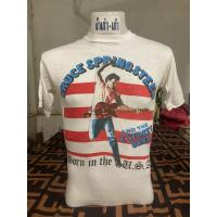 ราคา เสื้อวง เสื้อวินเทจวง Bruce Springs Teen ผ้า 50/50 ปี 85 อก 18.5 ยาว 26.5 (25530416543)