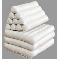 ราคา หมอนสามเหลี่ยม 10ช่อง3พับ หมอนนุ่นหมอนขิด, standard 3 fold mattress triangle cushion, kapok floor mattress, Thai pillow (4231995581)