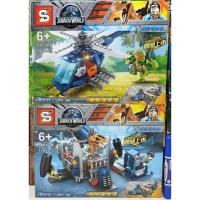 ราคา เลโก้ SY7301 A-B ชุดไดโนเสาร์ Jurassic 2 ชุด ห้องทดลอง+ เฮลิคอปเตอร์ (5316079087)